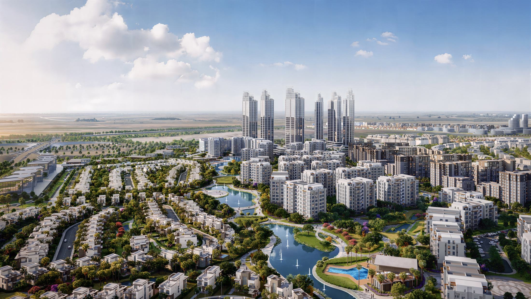 One Hyde Park aerial view